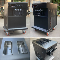 Commerciële Ijsmachine 25-28l/H Automatische Softijs Creaam Maker Ijsmachine Voor Zakelijke Prijs