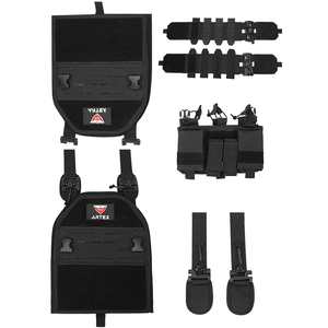 Gilet tactique léger - conception modulaire avec bretelles réglables, adapté à une utilisation en extérieur et en sécurité. - Product Image 4