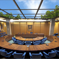 Panneau lumineux LED intelligent médical personnalisé, moderne, pour thérapie émotionnelle et ajustement de l'humeur, avec paysage naturel et gradation des tons de couleur