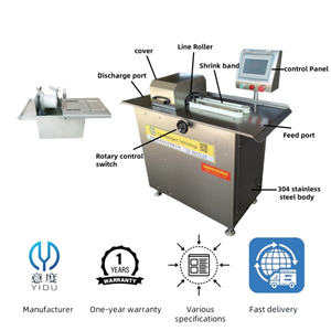 Máquina Automática de Doble Acción para Atar y Retorcer Salchichas, Enlazadora de Salchichas, Máquina de Atado con Alambre para Salchichas y Salami - Product Image 4