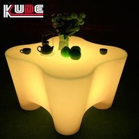 Table LED Lumineuse 80x80x50cm Rechargeable 16 Couleurs pour Salle de Banquet, Vente en Gros Exclusive Extérieur