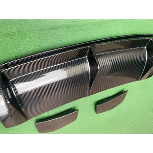 Diffuseur de pare-chocs arrière en fibre de carbone véritable, séparateurs arrière, lèvre de spoiler pour <span class=keywords><strong>Audi</strong></span> <span class=keywords><strong>TT</strong></span> TTS TTRS Mk3 2015-2019, kit carrosserie - Product Image 4