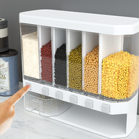 Boîte de rangement pour riz en vrac Guangfa, moderne, en PP, rectangulaire, murale, 10L, écologique, anti-humidité, moulée par injection, 2201