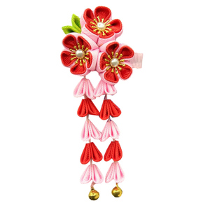 Mulheres Menina Quimono Tradicional Tsumami Kanzashi Grampo de Cabelo Japonês Asiático Casamento Laço Flor Hairpin Acessórios Headwear - Product Image 2