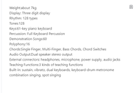 Vente directe usine – Clavier de piano électronique 61 touches pour adultes et enfants, performance professionnelle, 128 rythmes, 128 sons, 8