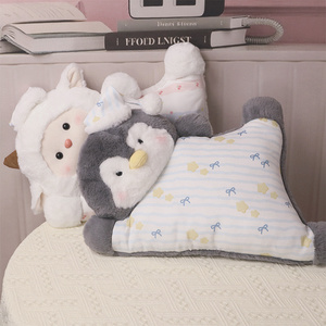 Peluche Cochon en forme de pouf, super douce, garnie de coton PP, coussin idéal pour compagnon de sommeil et cadeau - Product Image 4