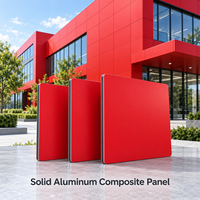 Panneau composite en aluminium massif de 3 mm 4x8 pieds, couleur champagne, pour meubles et portes