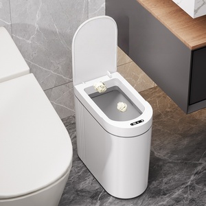 Nuevo Bote de Basura Eléctrico Inteligente para el Hogar, de Alta Gama, para Sala de Estar y Baño, con Sensor Automático para Espacios Reducidos - Product Image 2