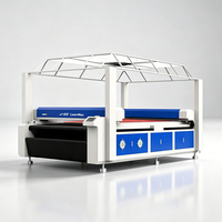 Découpeuse laser CCD à double tête 1625 1825 avec axe double en X pour outil de conception textile d'impression numérique