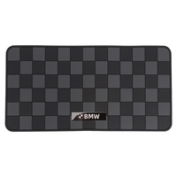 Tapis antidérapant pour voiture, motif quadrillé individuel, tapis antidérapant universel pour tableau de bord et console centrale de voiture