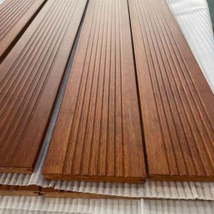 <span class=keywords><strong>Suelo</strong></span> de Madera de Bambú Tejido de 18 mm, Directo de Fábrica, Anticorrosivo, Profundamente Carbonizado, para Exteriores, Fácil de Instalar, Resistente al Agua, Ancho de Tabla de 140 mm - Product Image 5