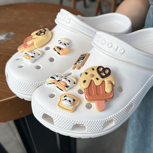 Accesorios decorativos para zapatos con diseño <span class=keywords><strong>de</strong></span> panda, helado y paleta <span class=keywords><strong>de</strong></span> helado, para sandalias y zapatillas DIY - Product Image 2