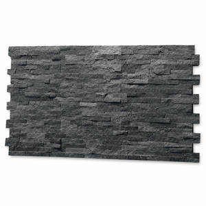 Black Quartzite Slate Flag Slab Exterior Wall Cladding Split Surface Contemporary Design Durable AntAcid Resistance - Product Image 2