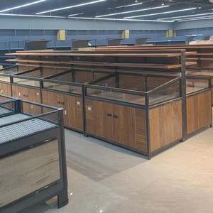 Wholesale Custom White Showcase Commercial Furniture Wooden Shop Counter <b>Display</b> Cabinet for <b>Jewellery</b> Shops Malls Hotels - Product Image 6