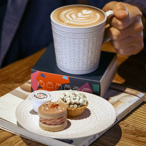 High Quality Custom Luxury Embossed Eco-Friendly Modern Ceramic Porcelain Cup Saucer <b>Set</b> Premium Quality <b>Microwave</b> Safe Oven - Product Image 1