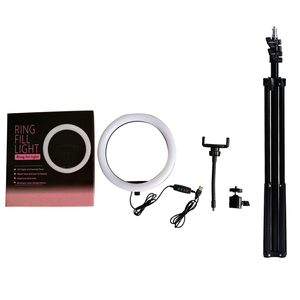 Offre Spéciale personnalisé bi couleur 10 pouces photographie lumière droite selfie tiktok vidéo en direct lumière de remplissage led annulaire - Product Image 5