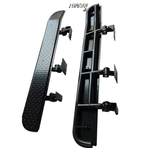 Barres latérales noires de qualité supérieure pour Land Cruiser FJ150 Double Cabine, marchepieds à visser, modification tout-terrain de luxe - Product Image 3