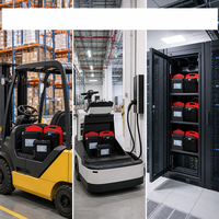 Batterie liquide 48V NCM BMS industrielle à décharge profonde, batterie au lithium ternaire pour transpalettes électriques