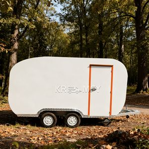 Remorque à café mobile, camions à hot-dogs, kiosque de restauration de rue, chariot de vente ambulant personnalisé, chariot à boissons - Product Image 1