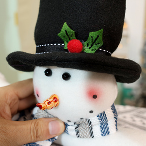 Décorations de rideaux de Noël en gros 2025 pour produits et cadeaux : Adorables ornements Bonhomme de neige, Vieil homme, Élan - Product Image 5