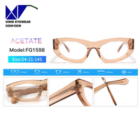 Lunettes de vue œil-de-chat personnalisées en acétate, taille 54-21-145, vision haute définition pour adultes unisexes, support de remboursement de 13 % de taxes