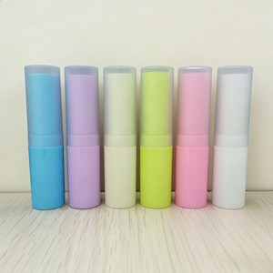 Tubo de bálsamo labial 4g con tapa esmerilada, tubo de lápiz labial, tubo de bálsamo labial vacío de seis colores, tubo de cera labial - Product Image 2