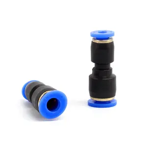 SNS SPG Series Push To Connect Fitting Straight Pipe Tube Reducer Pneumatic Quick Connectors 8 to 6