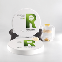 Bloc de zircone Rondcera SHT-ML Pro 4D à haute résistance aux fractures pour pont multi-unités, fabriqué en usine en Chine