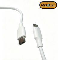Cable de Carga Tipo C a Tipo C al por Mayor de Fábrica, USB2.0 480Mbps, Sincronización de Datos, Longitud y Empaque Personalizados para Teléfonos, Oficina y Viajes