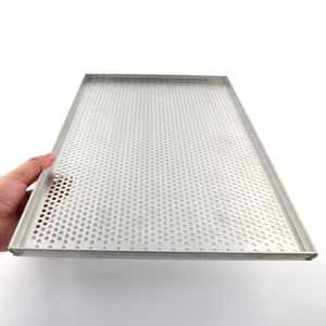 Fabrication conique sous les formes 45*65 plateaux de cuisson professionnels plateaux de cuisson perforés en métal perforé en acier inoxydable Durable - Product Image 1