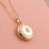 Idées cadeaux pour la Saint-Valentin MaiYi, collier avec pendentif en or jaune 18 carats serti de moissanite, pendentif photo personnalisé pour homme et femme