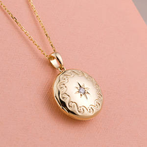 Idées cadeaux pour la <span class=keywords><strong>Saint</strong></span>-<span class=keywords><strong>Valentin</strong></span> <span class=keywords><strong>2023</strong></span> MaiYi, collier pendentif en or jaune 18 carats serti de moissanite, pendentif photo personnalisé pour homme et femme - Product Image 6