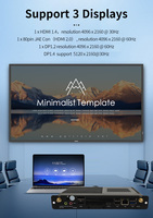 JWIPC Dernière Smart Intel Core I3/I5/I7 OPS DDR4 Support LGA mini pc 4K display fanless computer OPS mini computer