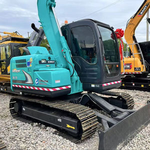 Mini pelleteuse KOBELCO SK75 d'occasion de 8 tonnes - Product Image 1