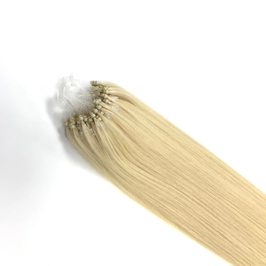 Bán buôn 14-24 <span class=keywords><strong>inch</strong></span> dễ dàng vòng/<span class=keywords><strong>Micro</strong></span> Vòng hạt Remy tóc 100% tóc con người <span class=keywords><strong>Micro</strong></span> vòng lặp phần mở rộng tóc - Product Image 2