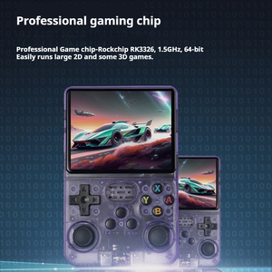 Tik Tok Tốt Nhất Bán R36s Xách Tay Cầm Tay Trò Chơi Giao Diện Điều Khiển 3.5Inch IPS Màn Hình 64bit 128GB Video Trò Chơi Máy Nghe Nhạc Trẻ Em Quà Tặng Sinh Nhật - Product Image 3