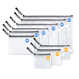 Túi Đựng Hồ Sơ Lưới PVC Trong Suốt Nhiều Thông Số Kỹ Thuật Túi Nhựa Có Khóa Kéo Chống Nước Đồ Dùng Văn Phòng Túi Đựng Tài Liệu - Product Image 1