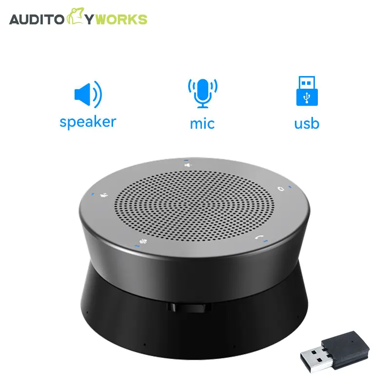 Nearity 360 độ 4 mics enc echo hủy bỏ Loa văn phòng tại nhà