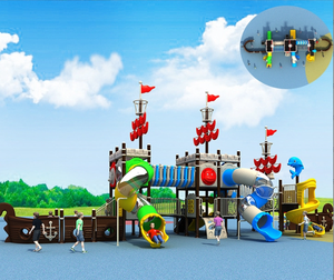 Toboggan aquatique pour enfants en fibre de verre, LLDPE, bois, PC, avec support en acier, pour intérieur/extérieur, parc sportif éducatif, maison, école, jardin, accès - Product Image 2