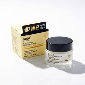 Masque multivitaminé Belif Super Knights 30 ml, soin quotidien de la peau, tous types de peau - Product Image 1