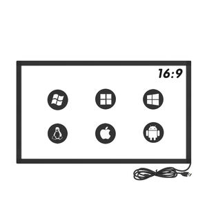 Panel sentuh IR 40 titik 48 inci kalibrasi cepat untuk layar promosi produk interaktif toko ritel - Product Image 2