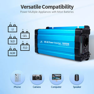 Convertisseur Pur sinusal 1000 vatios Onduleur 1kw 24V 220V Onde Sinusoidale pura inversor de potencia - Product Image 5