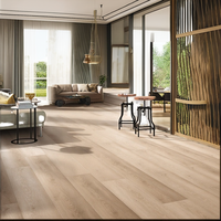 Holzoptik Klick-SPC-Bodenbelag Wasserdichte Vinylplanken mit Starrem Kern für Innenräume Bodenfliesen für Haus, Wohnung, Hotel, Büro