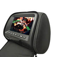 Moniteur d'appuie-tête de voiture 7 pouces Wi-Fi LCD 12V programmable, écran d'affichage pour appuie-tête de voiture, moniteur d'appuie-tête pour siège, TV MP5