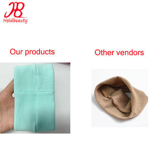 عصابات رأس قطنية مخصصة واسعة من مصمم الألوان الصلبة للعصابة الرياضية التبعي عقال محبوك - Product Image 4