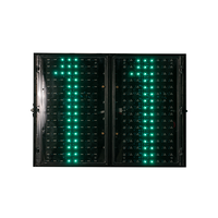 高亮度 LED 车辆倒计时器 800mm CE PC 外壳 中央广场交通车辆倒计时器