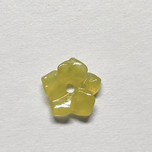 Bling รูปดอกไม้แฟนซีคดเคี้ยวมะกอกธรรมชาติแกะสลักพลอยหลวมสำหรับการออกแบบ F6 - Product Image 1