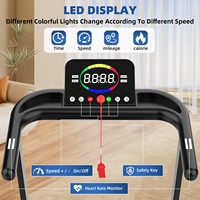 Tapis de marche électrique portable OEM ODM 6% inclinaison manuelle 120KG, silencieux, pour la maison et le bureau, idéal pour le fitness