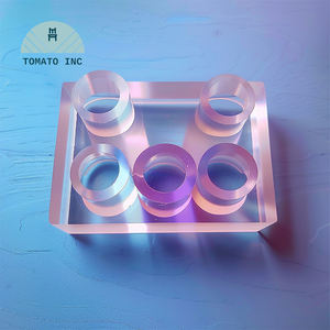 Bloque de Acrílico Transparente con Tallado Interno, Perforación, Pulido de Diamante, Productos de Vidrio Orgánico, Tallado CNC - Product Image 3