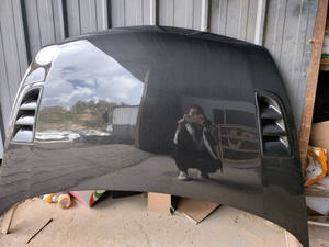 ホンダ シビック 8代目 2006-2011用 エンジンフード RRスタイルアップグレード カーボンファイバー製ボンネット - Product Image 3